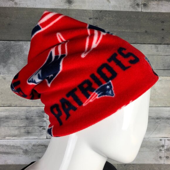 NFL New England Patriots Pats neck gaiter neck warmer fleece Scarf Tube Earmuff - Picture 4 of 9
